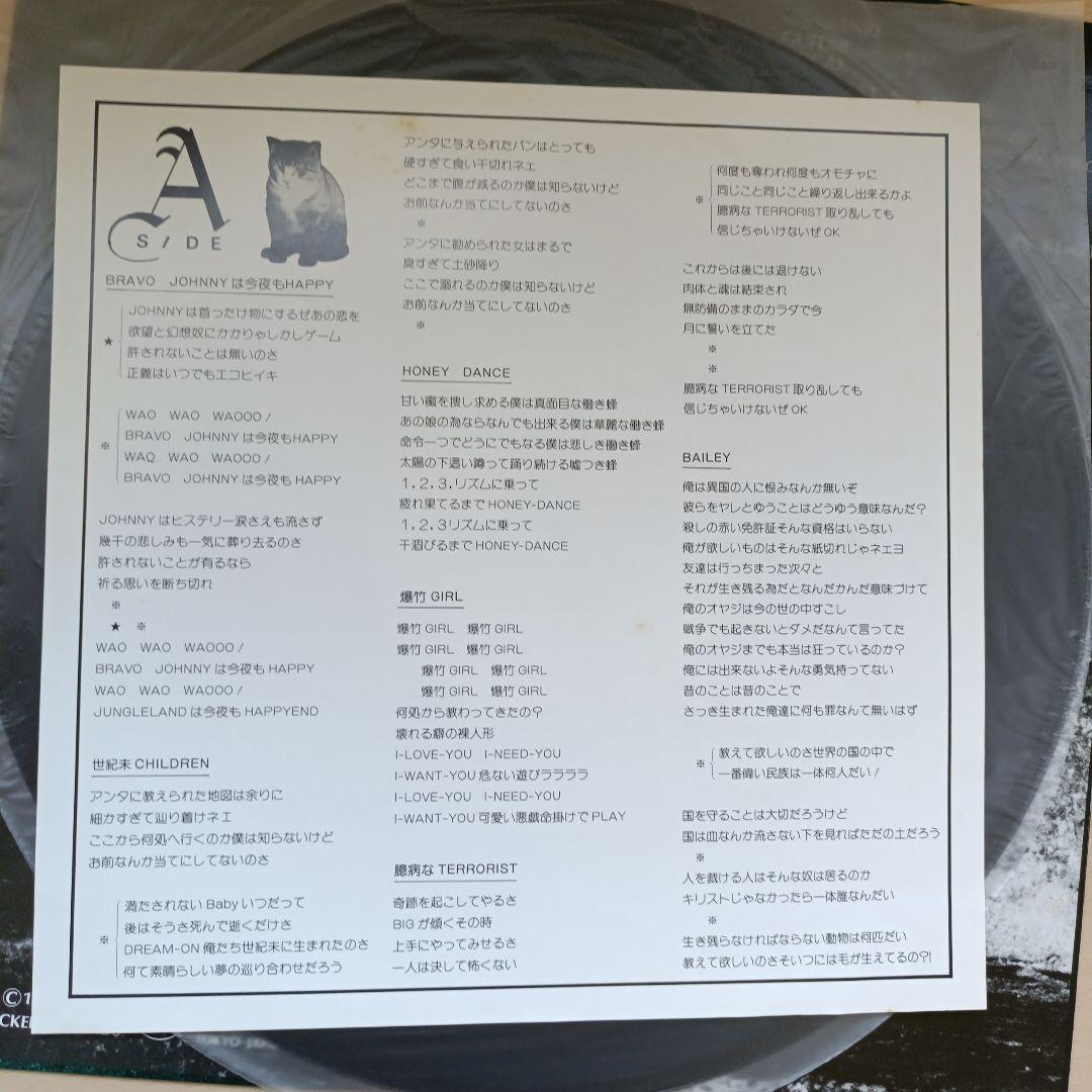 KENZI オリジナル盤 BRAVO JOHNNYは今夜もHAPPY END