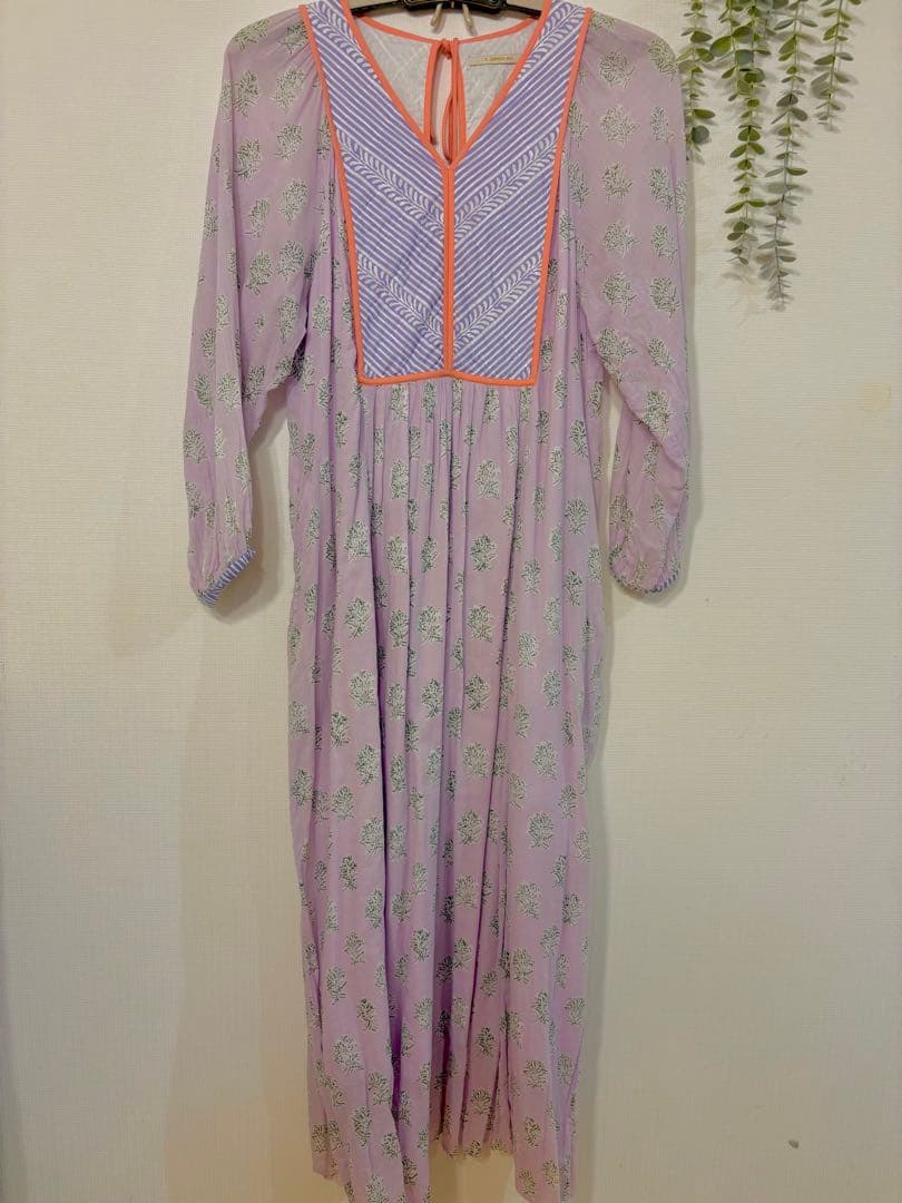 【ヌキテパ】Lotus Combi Print Dress