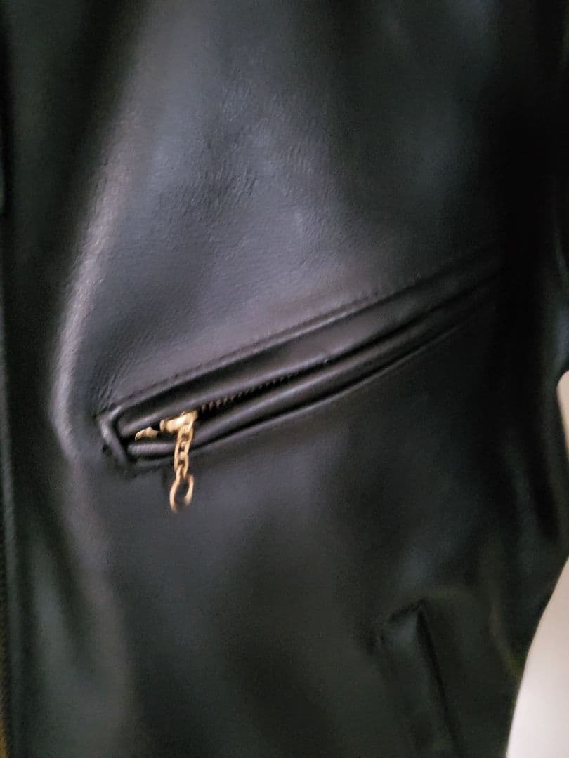 Vanson USA製 レザージャケット シングルライダース 牛革 ブラック