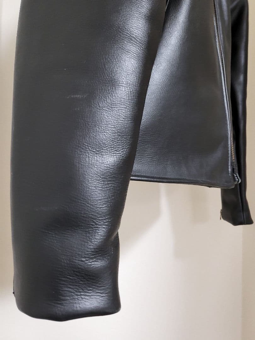 Vanson USA製 レザージャケット シングルライダース 牛革 ブラック