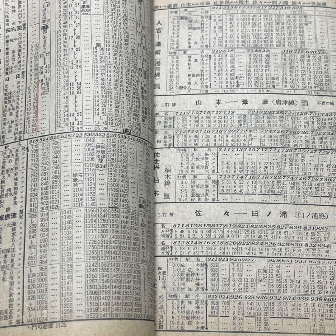 【交通公社時刻表】1961年3月号⚫︎全国ダイヤ改正