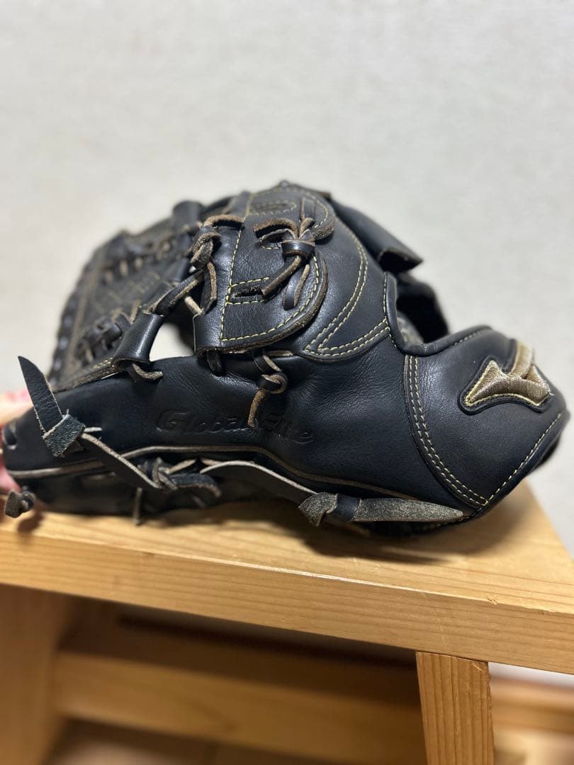 ミズノ　グローバルエリート　硬式　投手用　ピッチャー　左　投手　袋付き