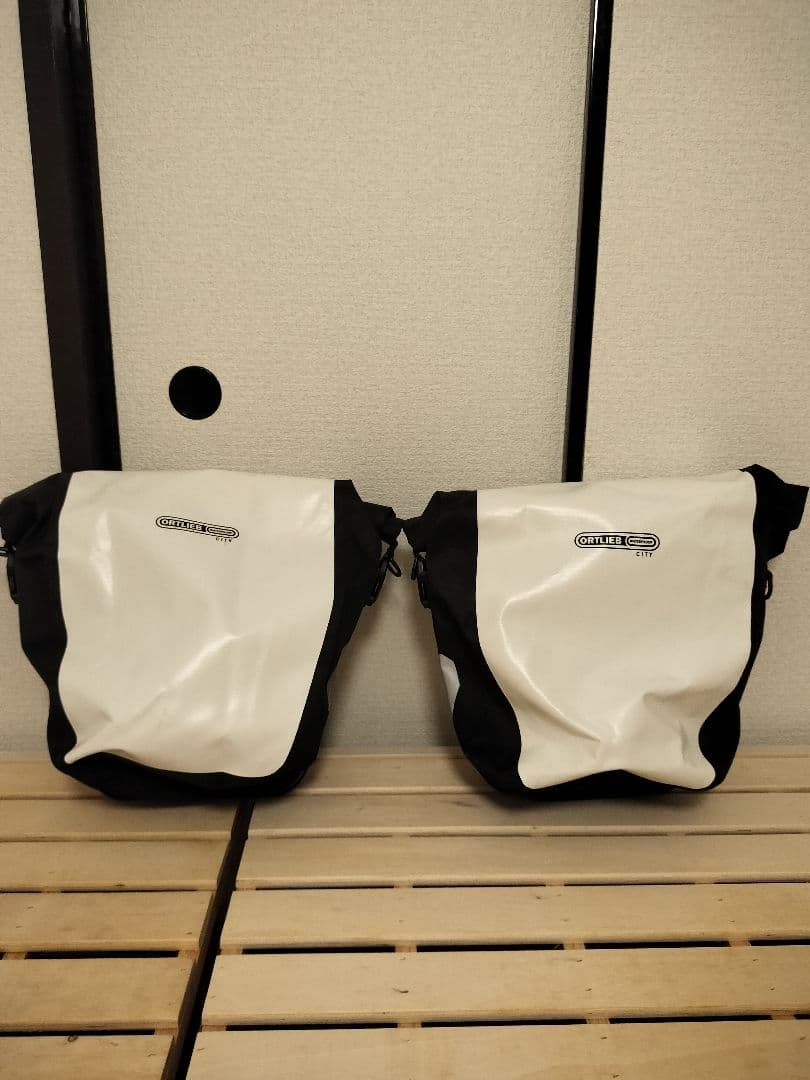 ORTLIEB（オルトリーブ）バックローラー 防水サイドバッグ40Lホワイト2個