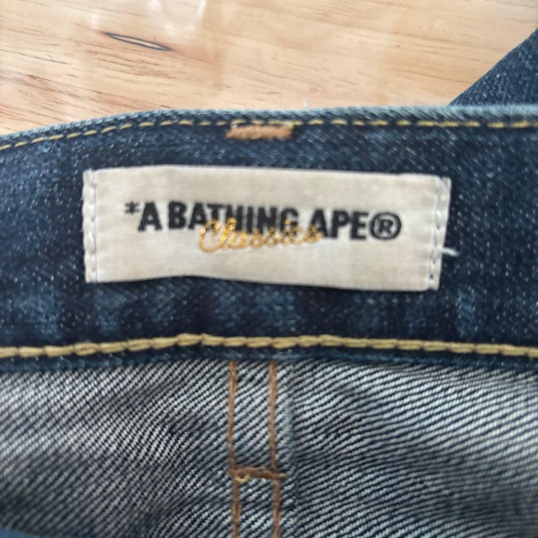A BATHING APE ストレートデニム