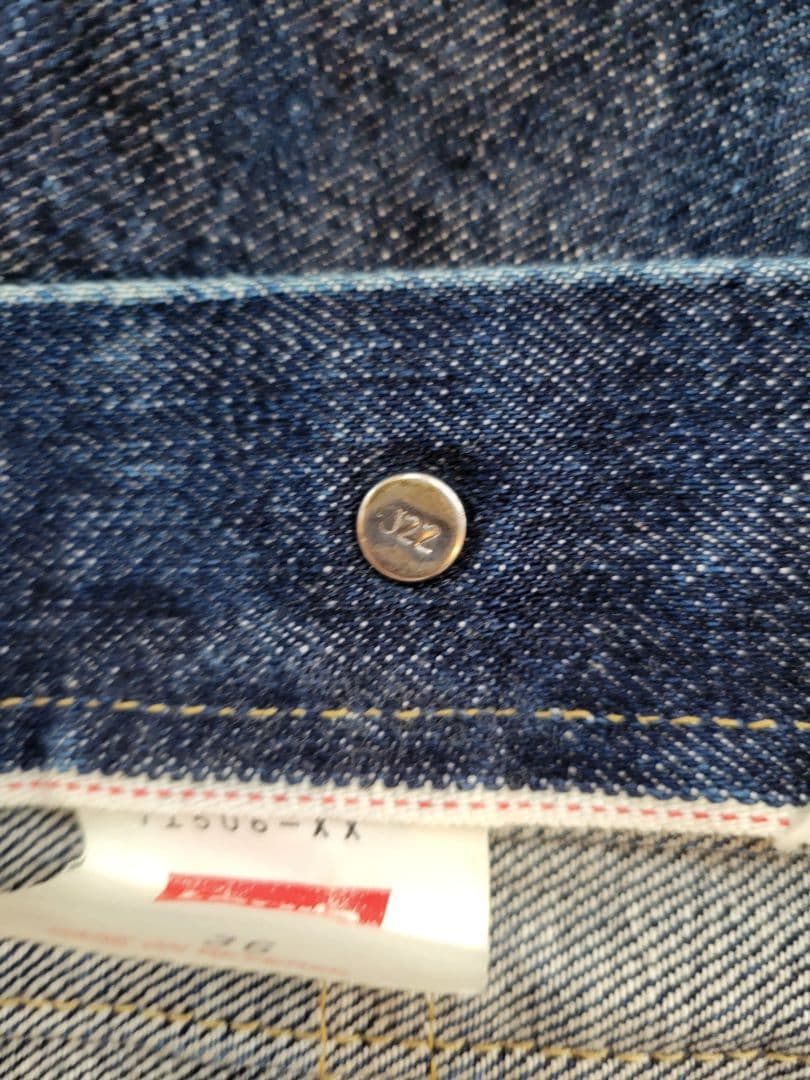 90s 濃紺 日本製 Levi's 71506XX ファースト 大戦モデル 36