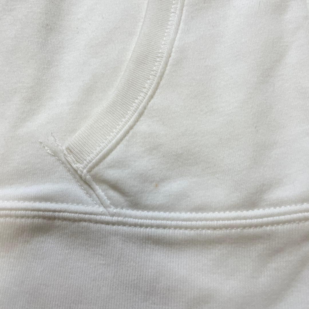 【レディース】RALPH LAUREN ジップパーカー ロゴ刺繍 白 S
