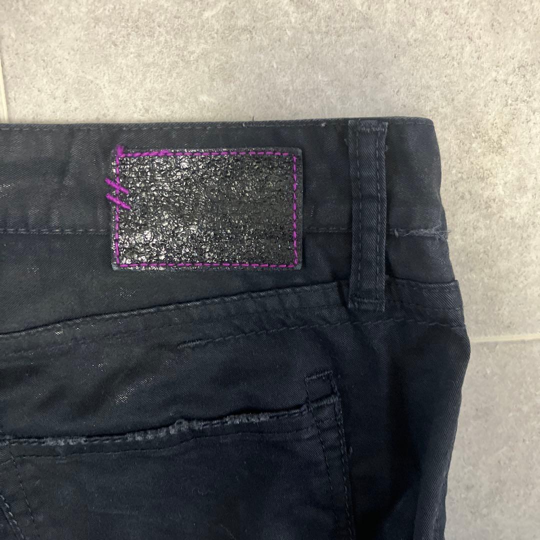CIVARIZE ブーツカット ブラックデニム 股下87cm アタリ加工 y2k