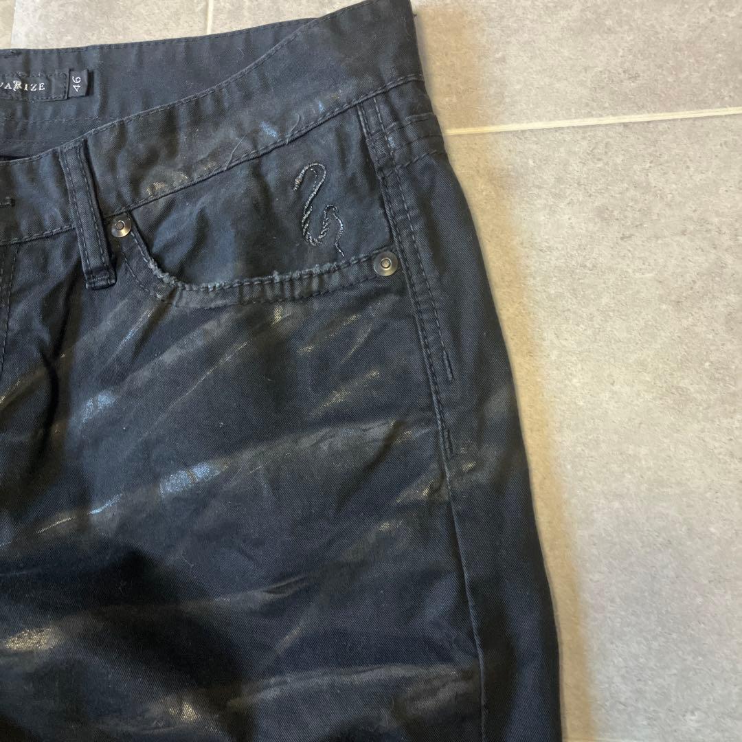 CIVARIZE ブーツカット ブラックデニム 股下87cm アタリ加工 y2k