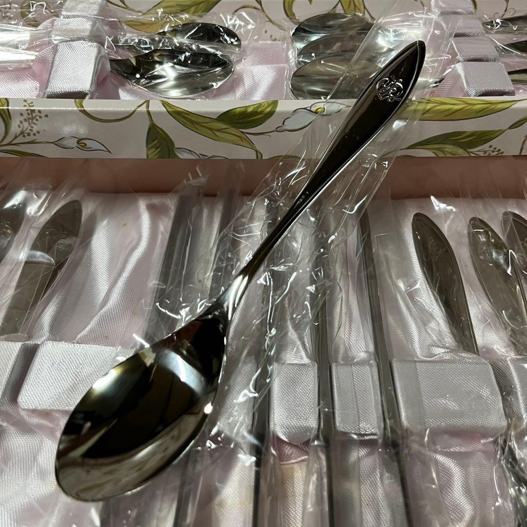 桂由美　カラトリーセット　箱付き