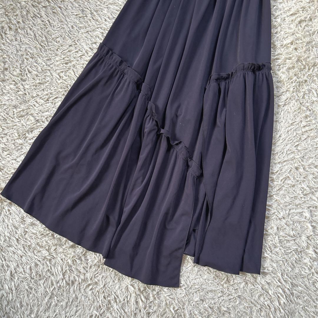 専用　CORCOVADO コルコバード リボンマキシ丈ワンピース ドレス S