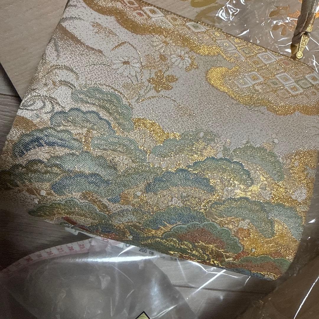 n*o様 67 キンワシ印 草履 バッグ新品 手鏡付き 着物