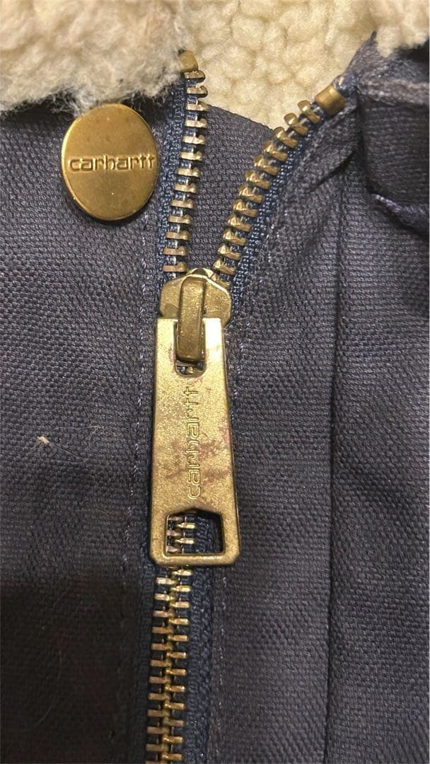Carhartt　カーハート　トラディショナルジャケット　M　紺 ボアジャケット