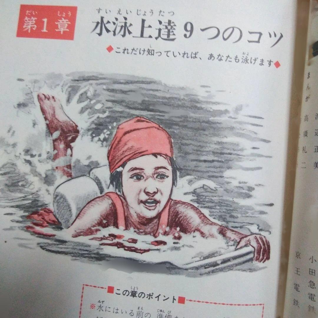 水泳教室 小学館入門百科シリーズ 2巻　昭和　70年代　レトロ