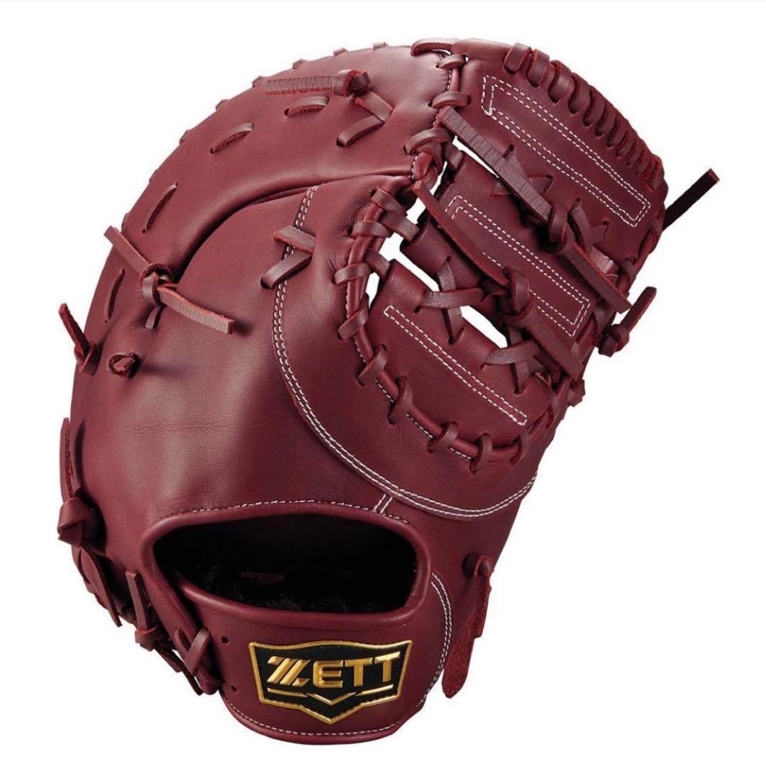 ZETTゼット 軟式 ファーストミット ソフトステア ボルドーブラウン