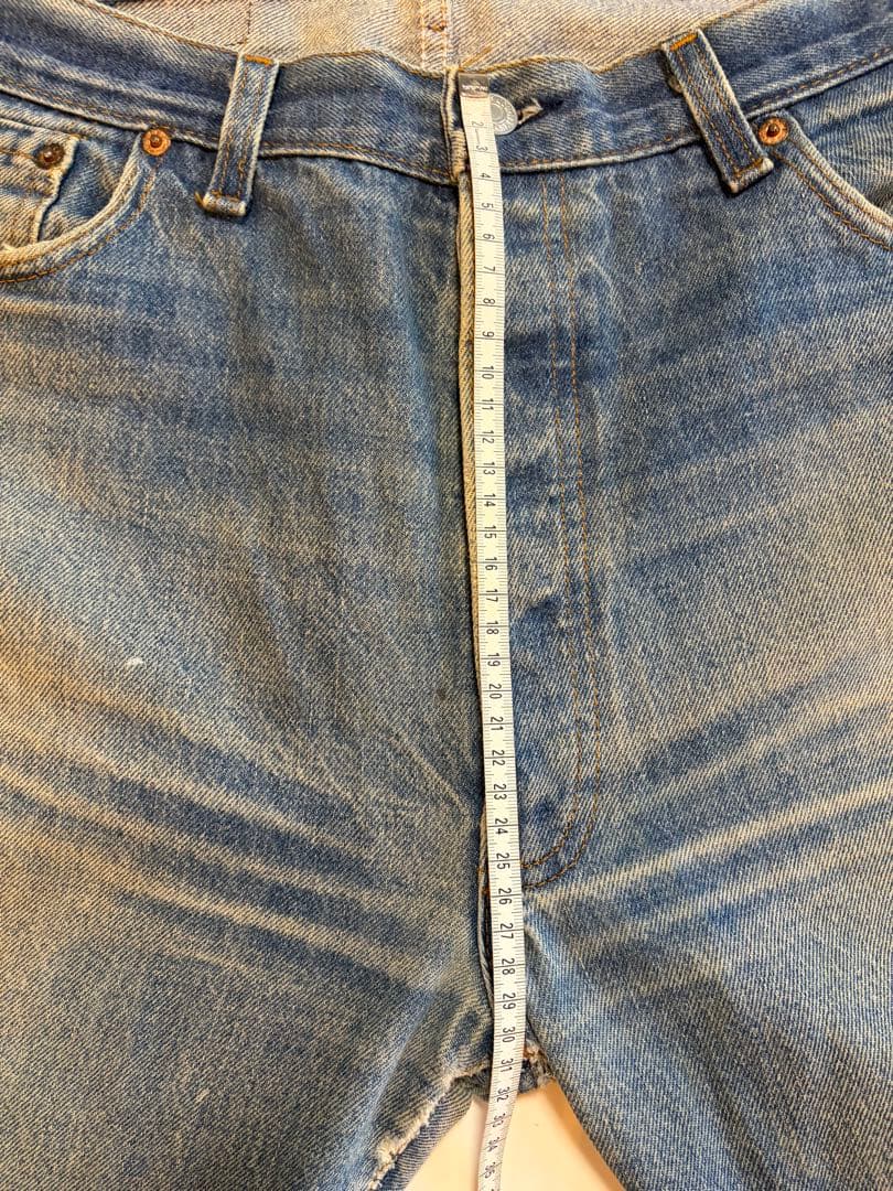 ボ*ボ様 【80s希少】Levi's 501 ハチマル 内股シングル 66後期