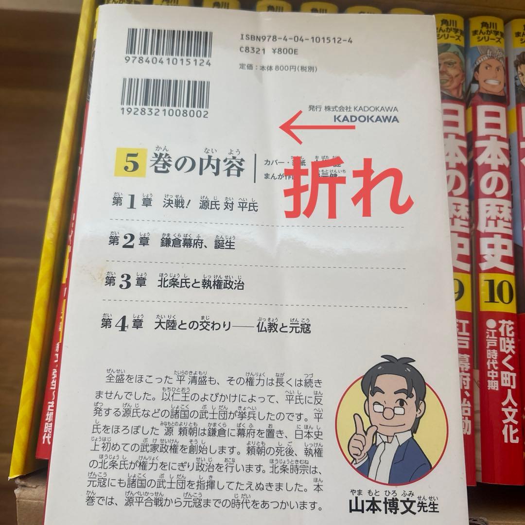 角川まんが学習シリーズ　日本の歴史 全15巻