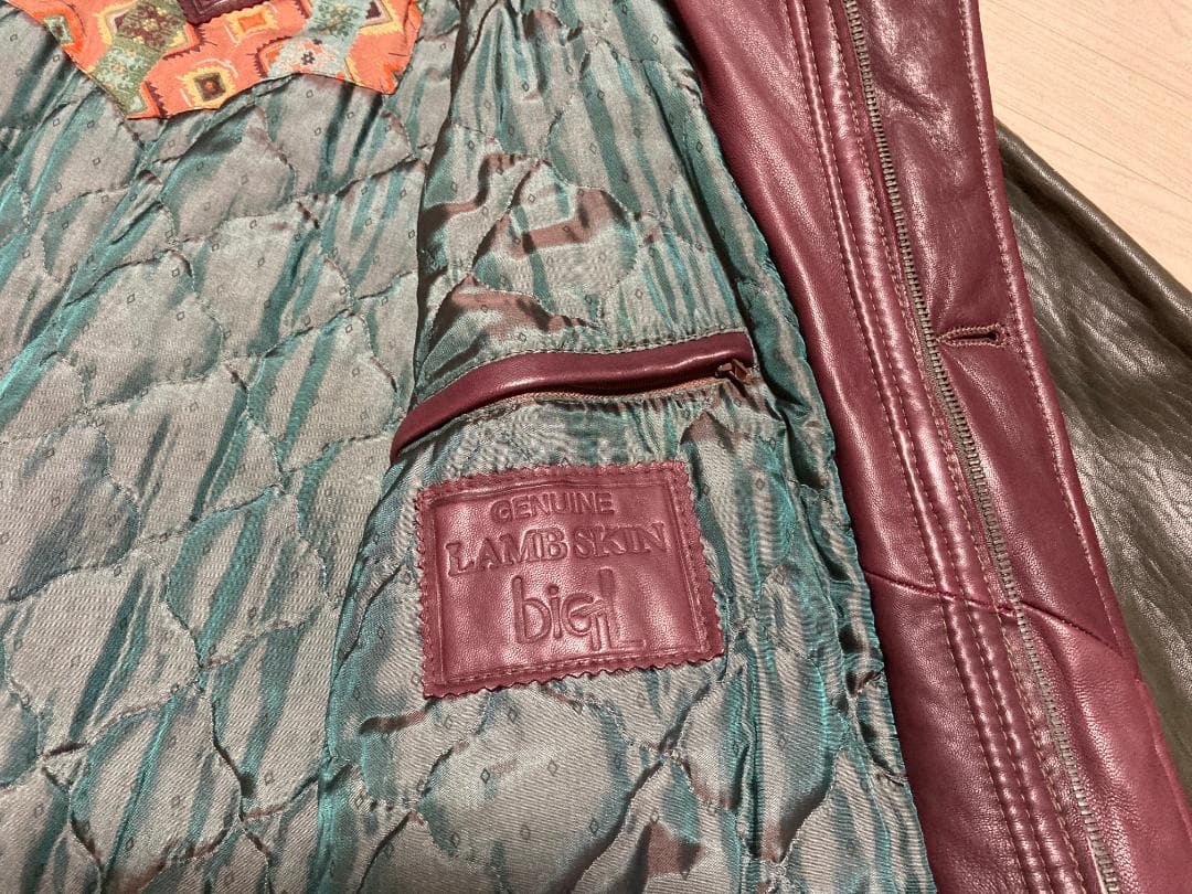 GENUINE LAMB SKIN biGL レザーコート