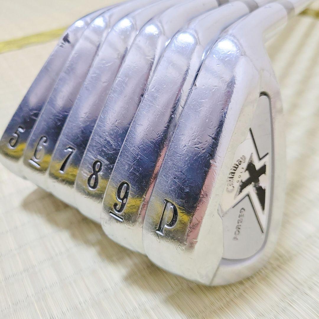 【初代】キャロウェイ x FORGED 2007 5-PW 6本 アイアンセット