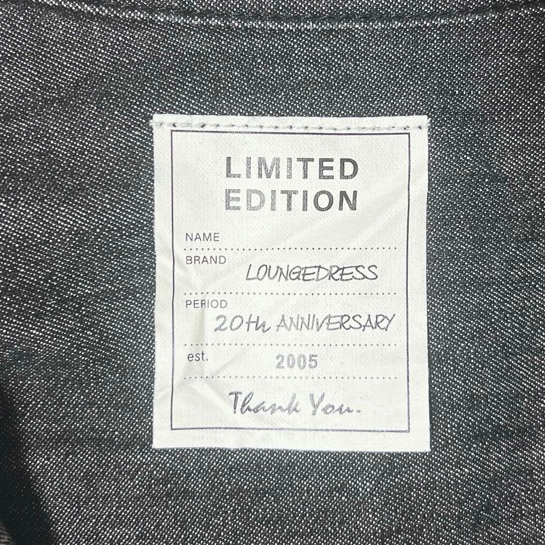 【極美品】ラウンジドレス デニム ボウタイブラウス ブラック 限定 完売品