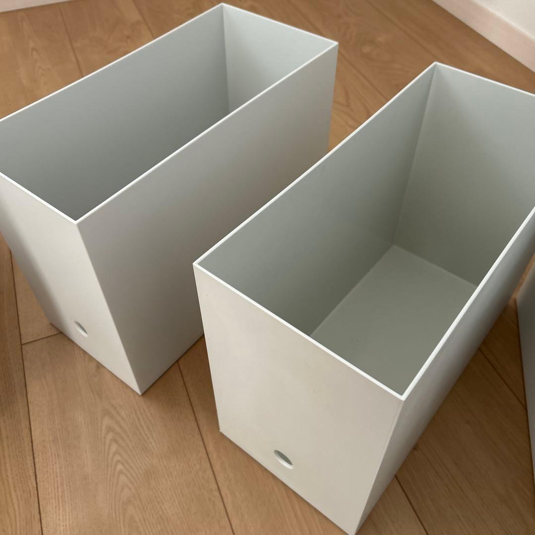 ■送料込■無印良品 MUJI 再生ポリプロピレン入りファイルボックス 引出 収納