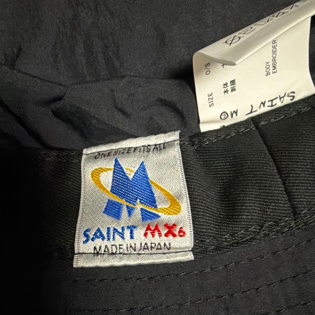 SAINT Mxxxxxx セントマイケル 23SS ロゴ刺繡 バケットハット