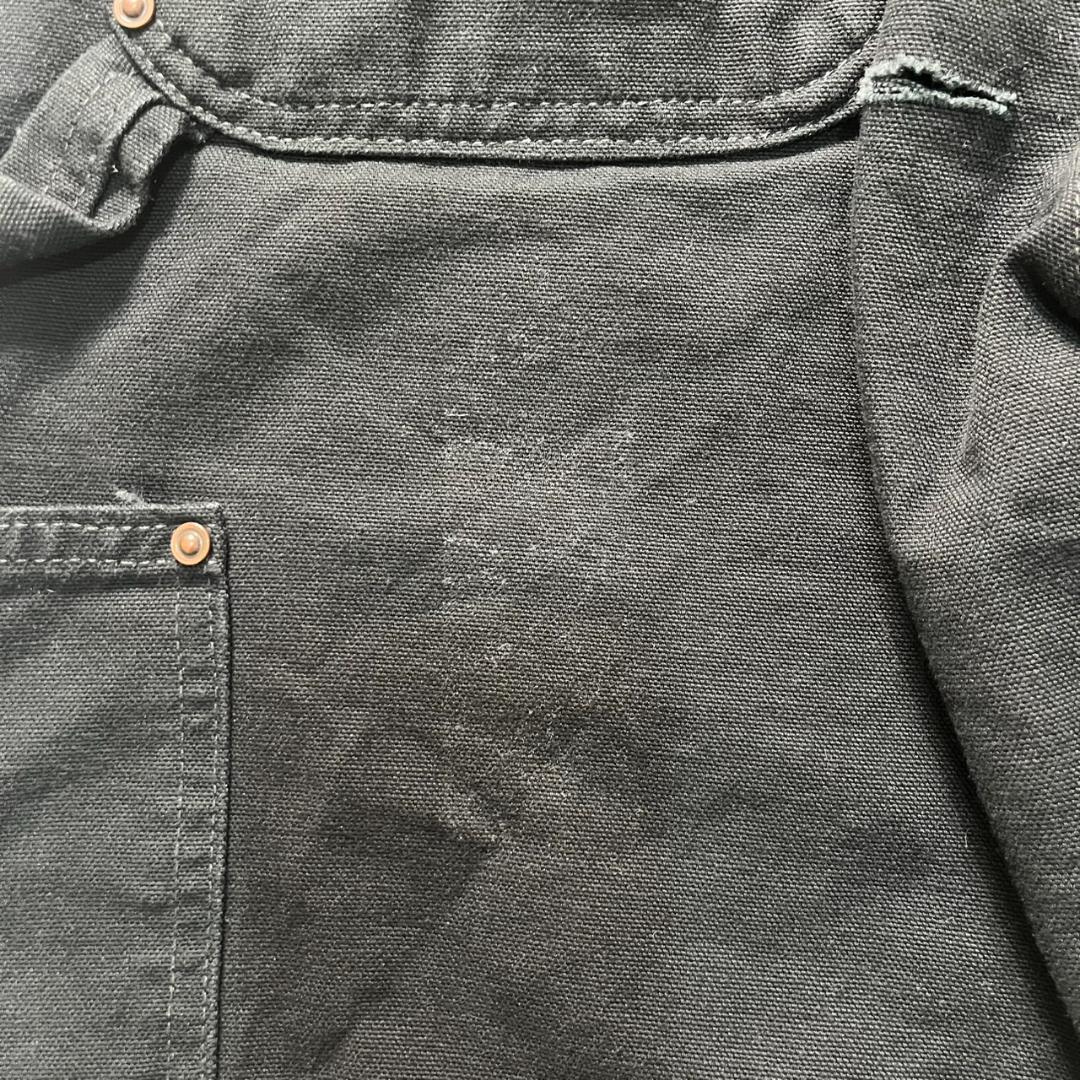 古着 Carhartt ダブルニー B01 ダックペインター ブラック USA