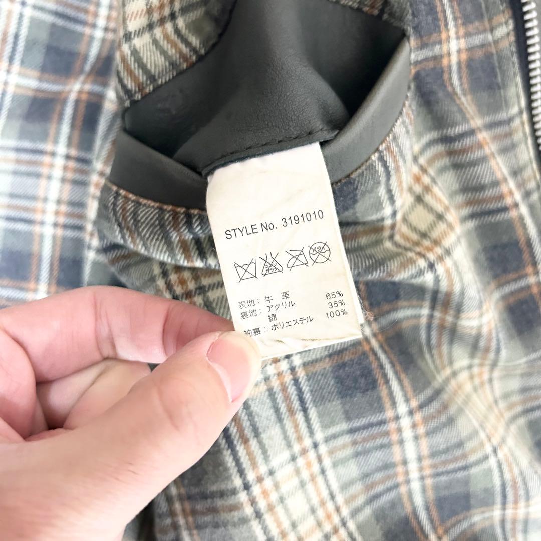 希少　ショット Schott シングルライダースジャケット　レザージャケット