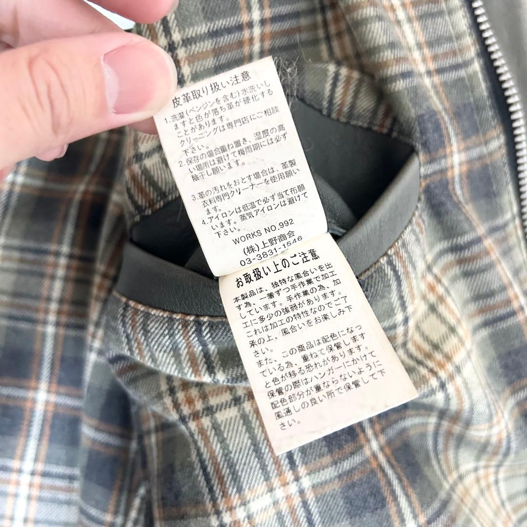 希少　ショット Schott シングルライダースジャケット　レザージャケット