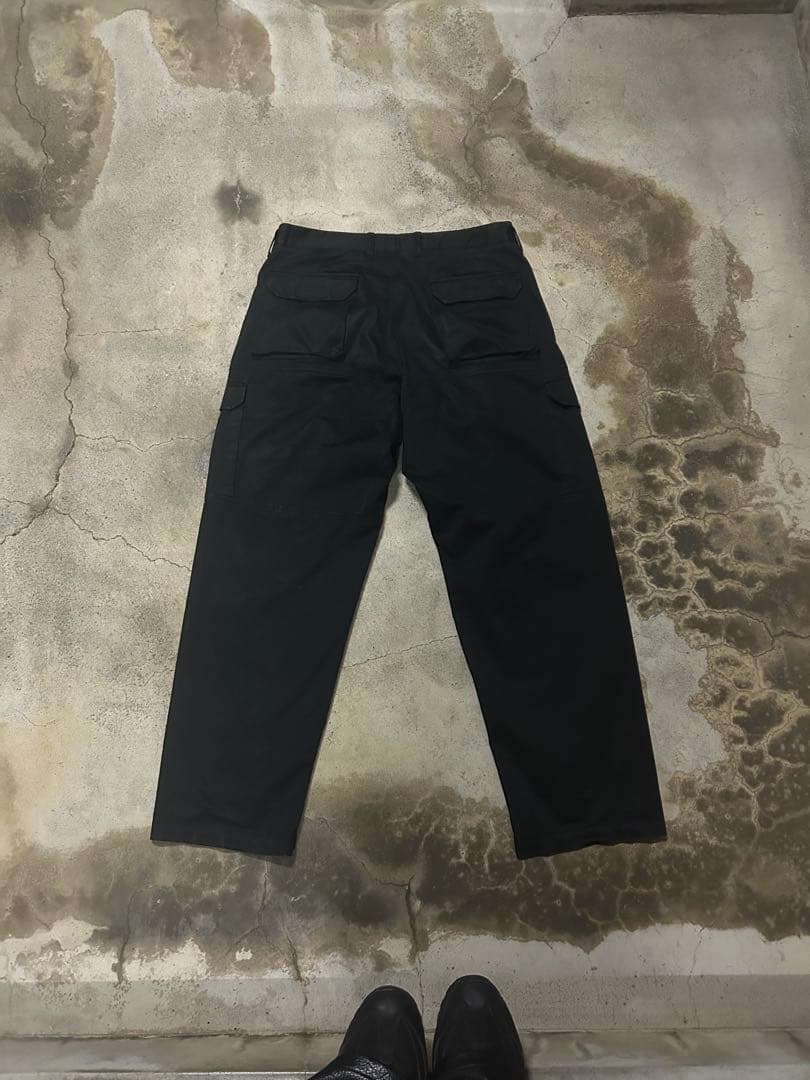 Stone  ブラックカーゴパンツ　w34