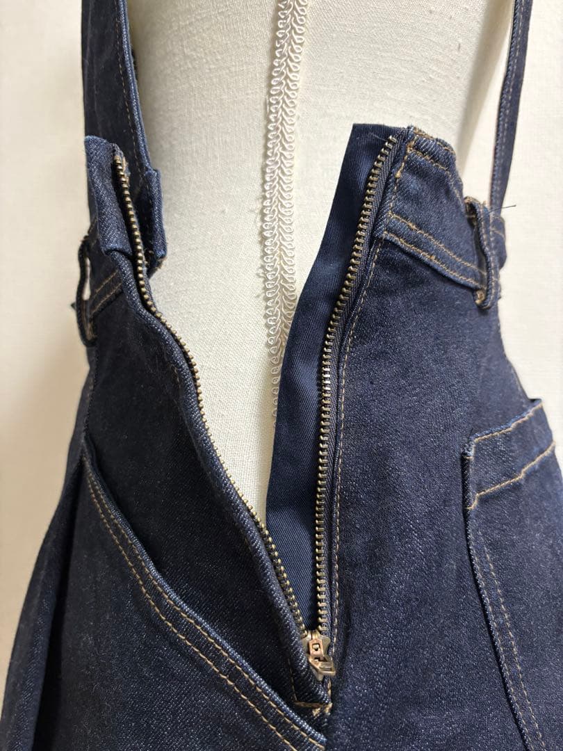 ☆未使用級☆ ブルーレーベルクレストブリッジ デニム サロペット