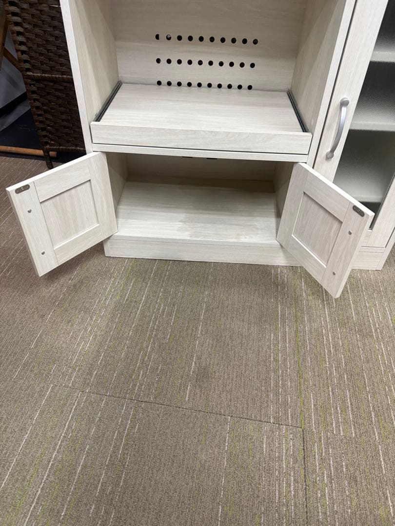【洗浄消毒作業済】ぼん家具　レンジ台　レンジボード　キッチンカウンター