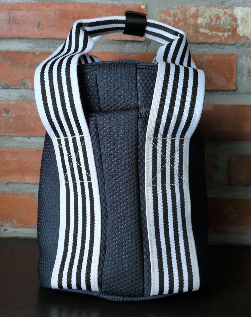 【美品】PEARLY GATES ストライプハンドルバッグ PG 1989
