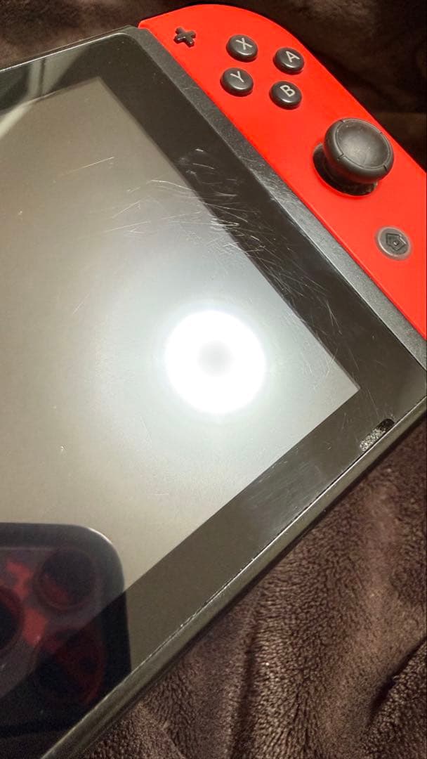 Nintendo Switch 本体（青/赤）　(付属品完備) 箱あり