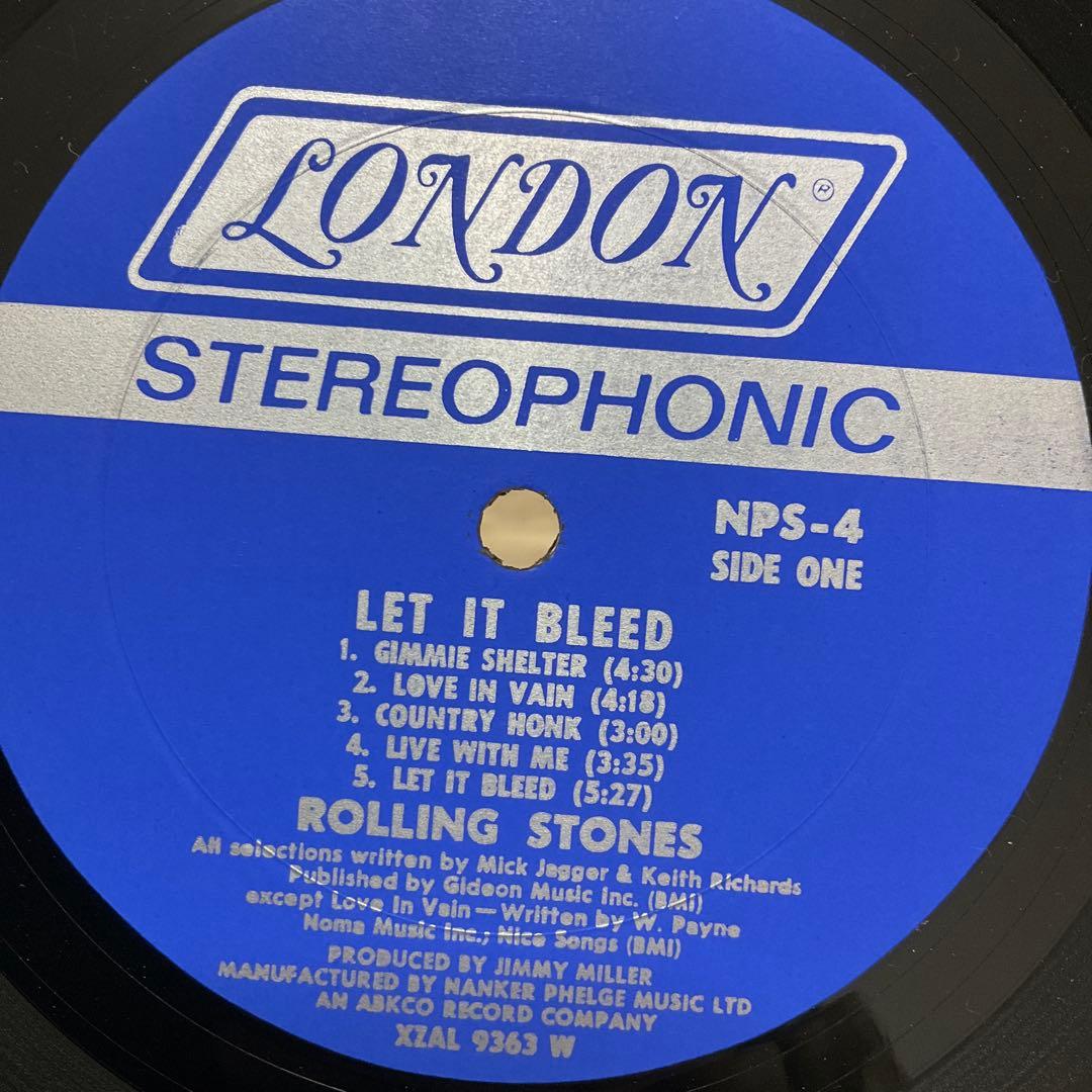 ローリングストーンズLet It Bleed USオリジナルレコード