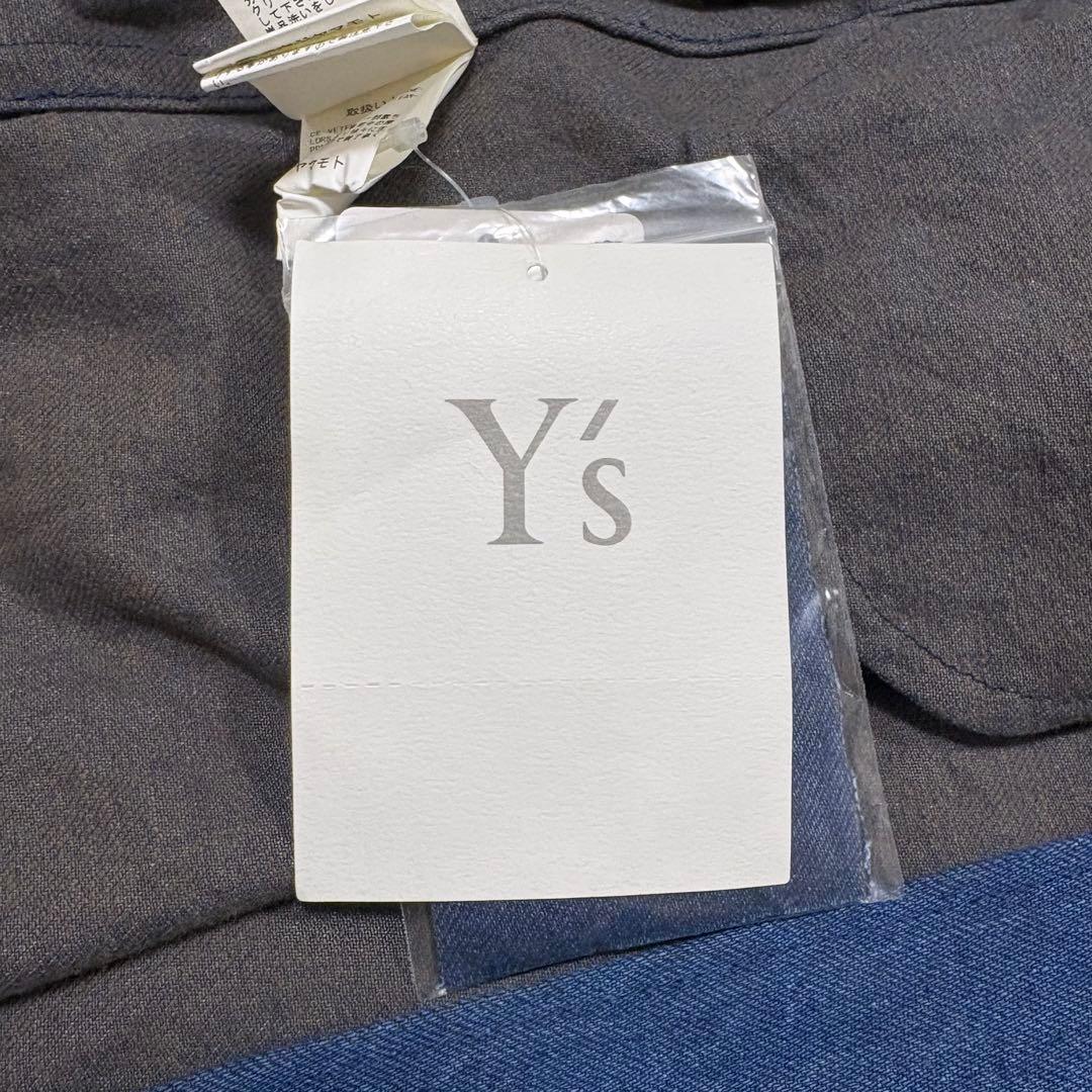 【タグ付き】　Y’s デニム　ロングワンピース ノースリーブ　S ベルト有り