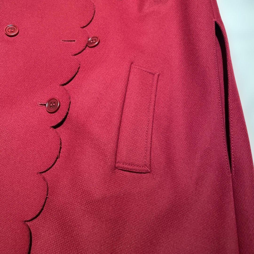 美品　RED VALENTINO 赤 ポンチョ・ケープコート 新品タグ付き