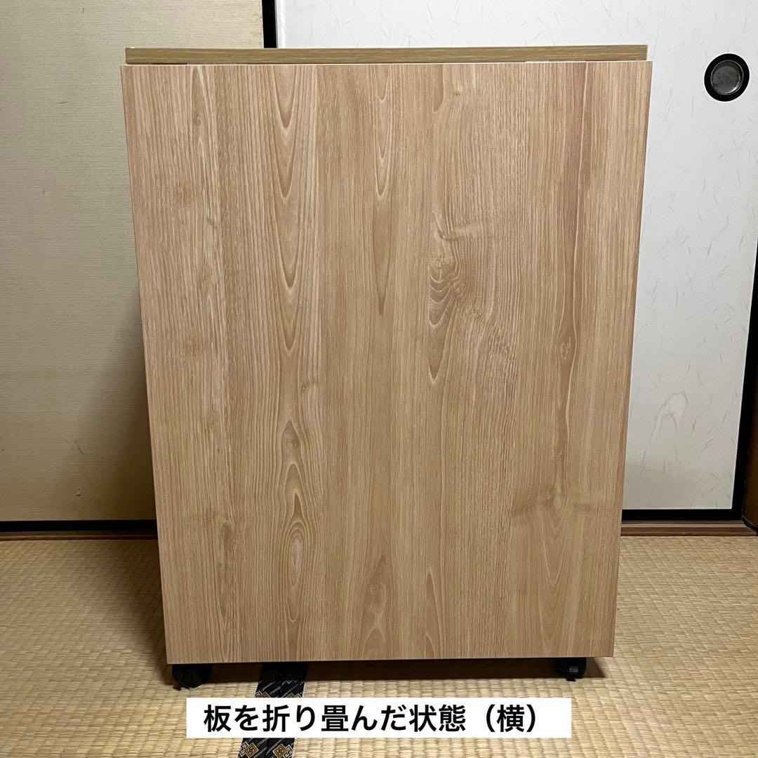 折りたたみパソコンデスク　作業台　勉強机 （色: ナチュラル）